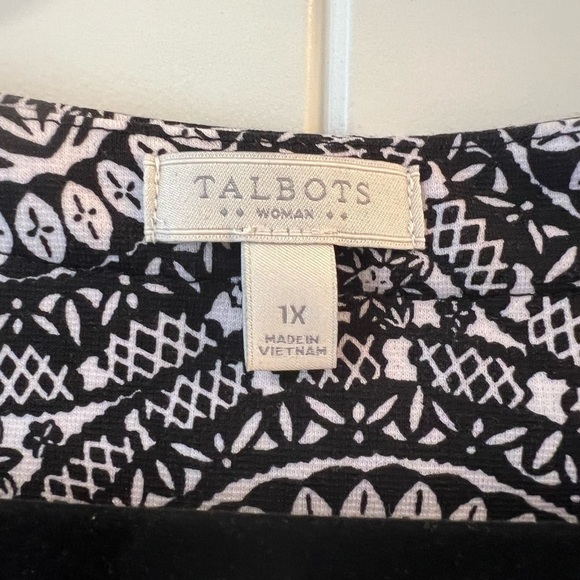 Talbots “Tribal Paisley” Medallion Print dress size 1X - Picture 4 of 8